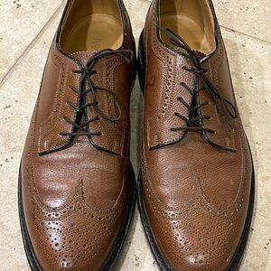 Florsheim Royal Imperial VTG Brown Leather Wingtip Oxford Shoes 12E CLEAN WOW